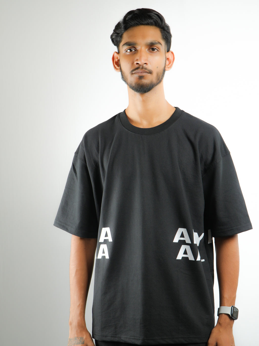 Oversized T-Shirt for Men & Women | Relaxed Fit Casual Wear (Black)
