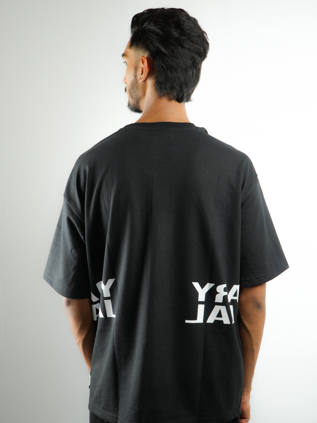 Oversized T-Shirt for Men & Women | Relaxed Fit Casual Wear (Black)