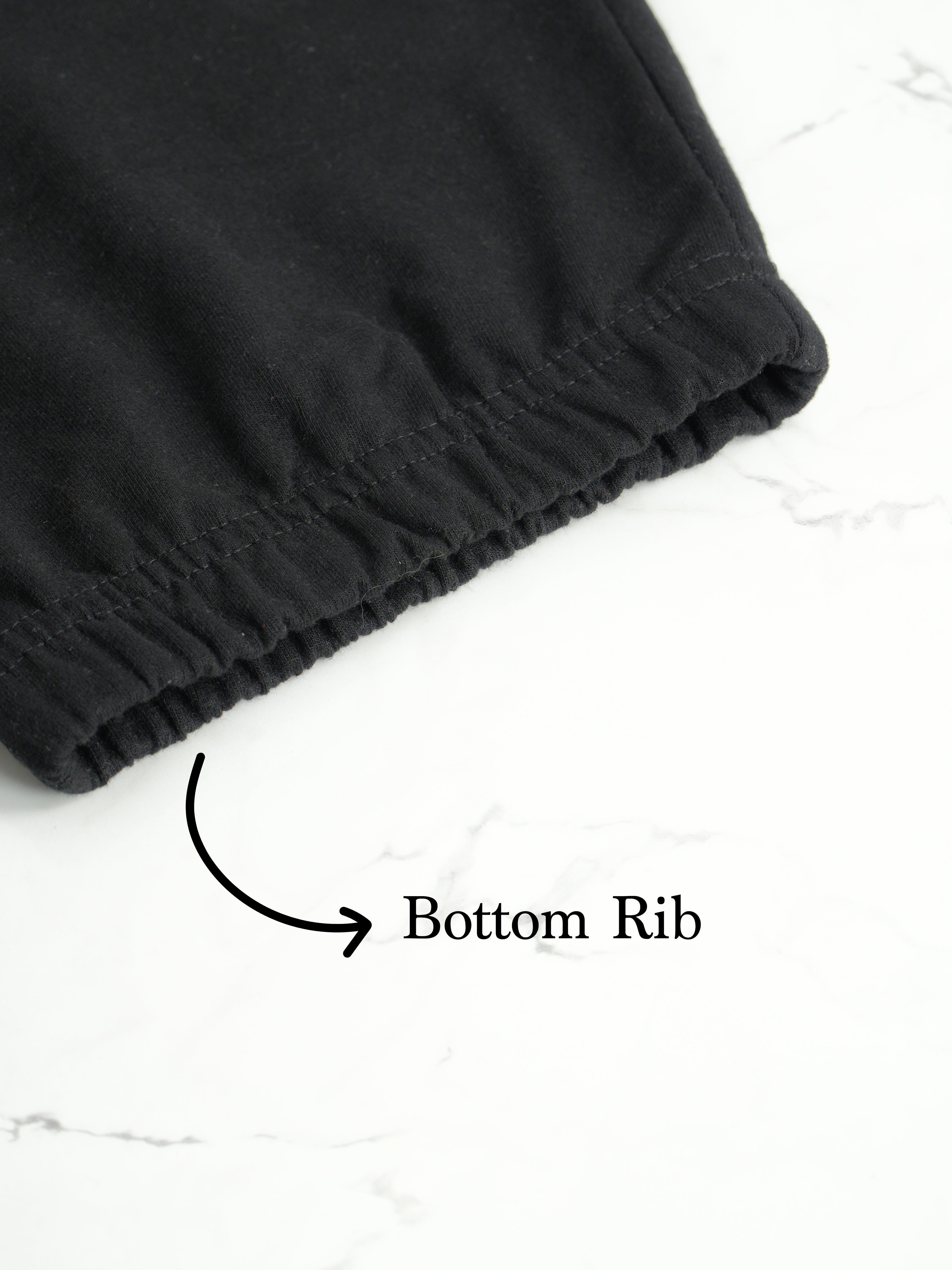 Premium Cotton Lower for Men | Comfortable Daily Wear Joggers (Black)