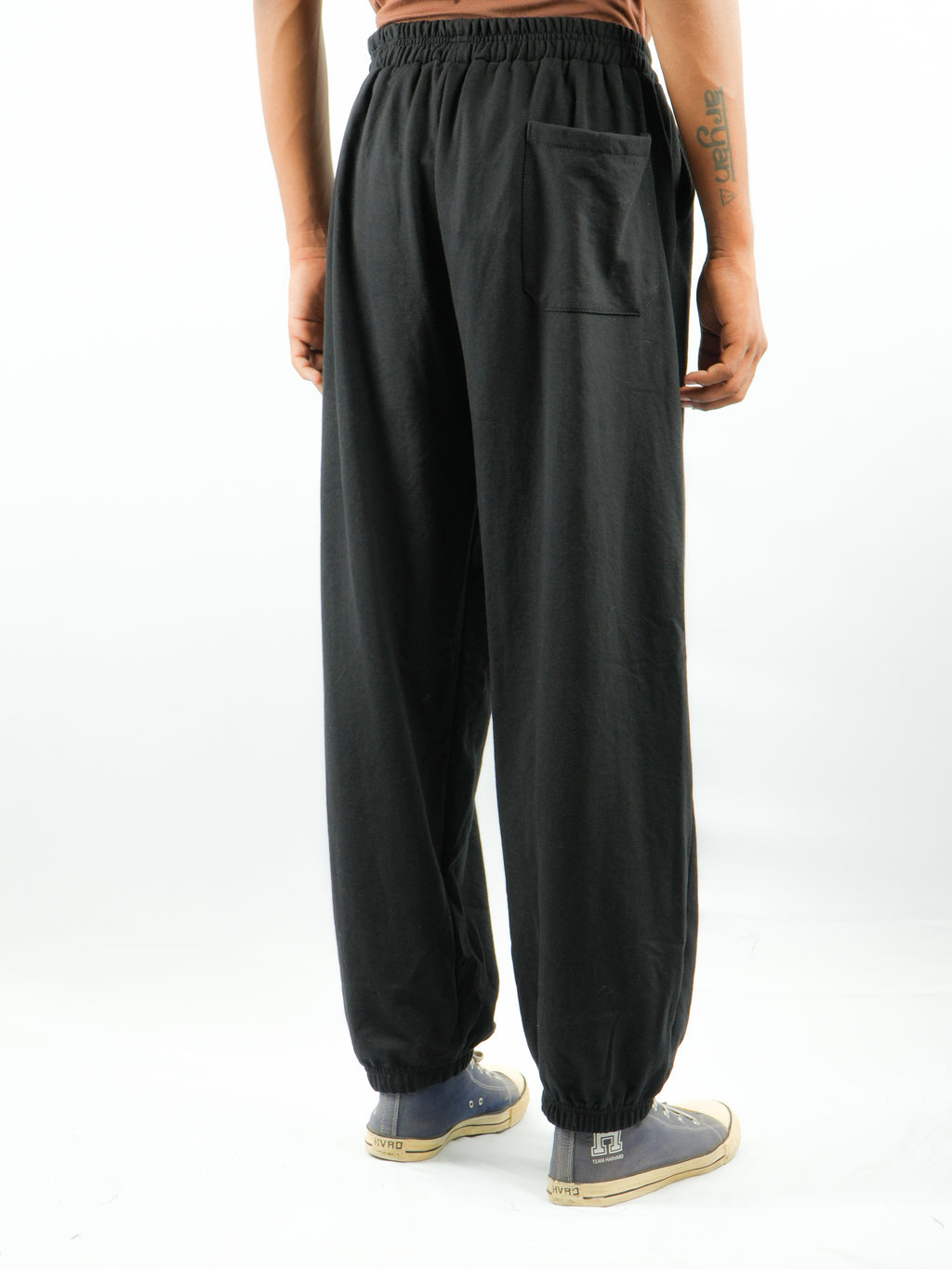Premium Cotton Lower for Men | Comfortable Daily Wear Joggers (Black)