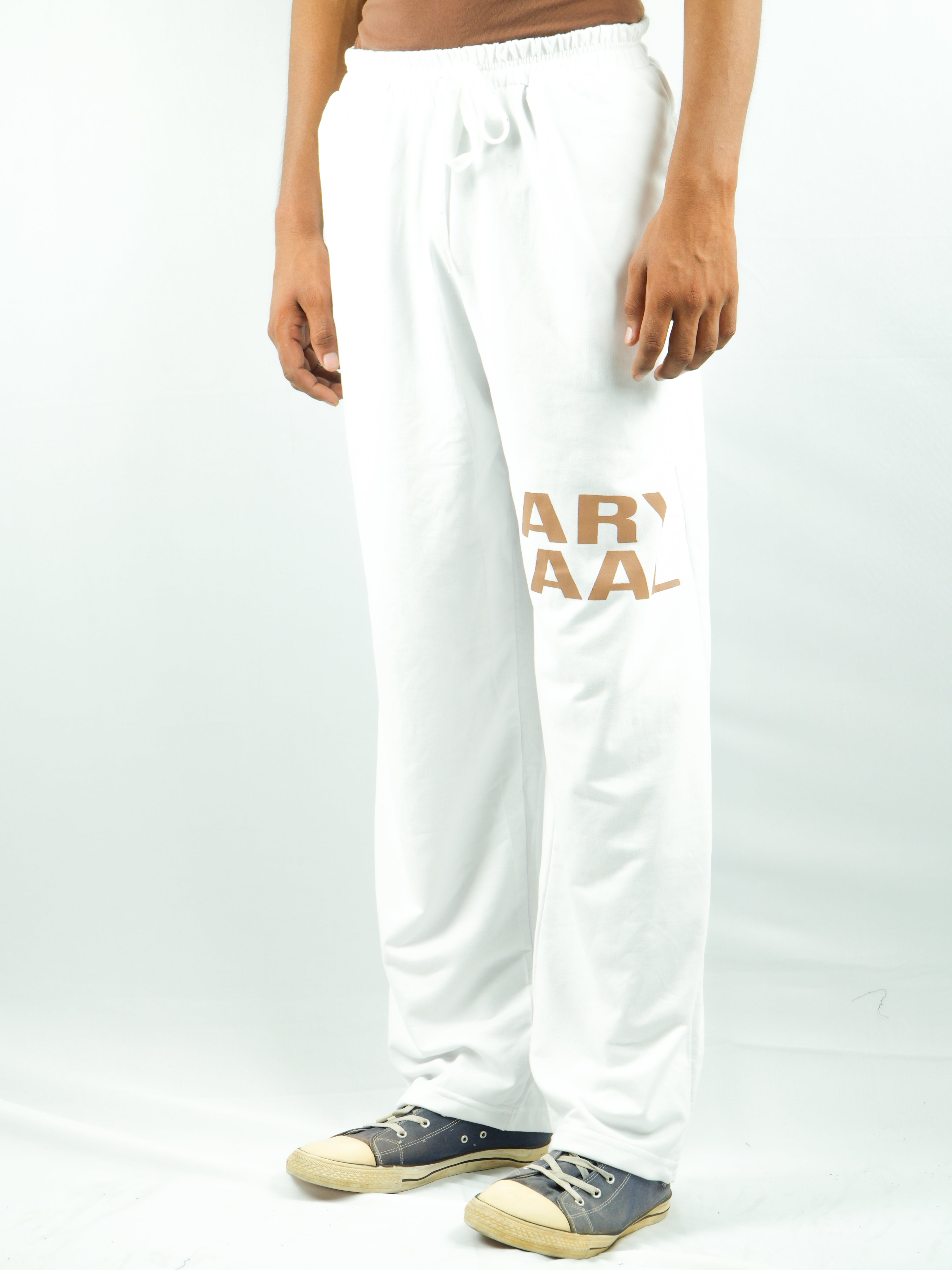 Classic Bellbottom Lower | Comfortable & Non-Fading Fabric (White)