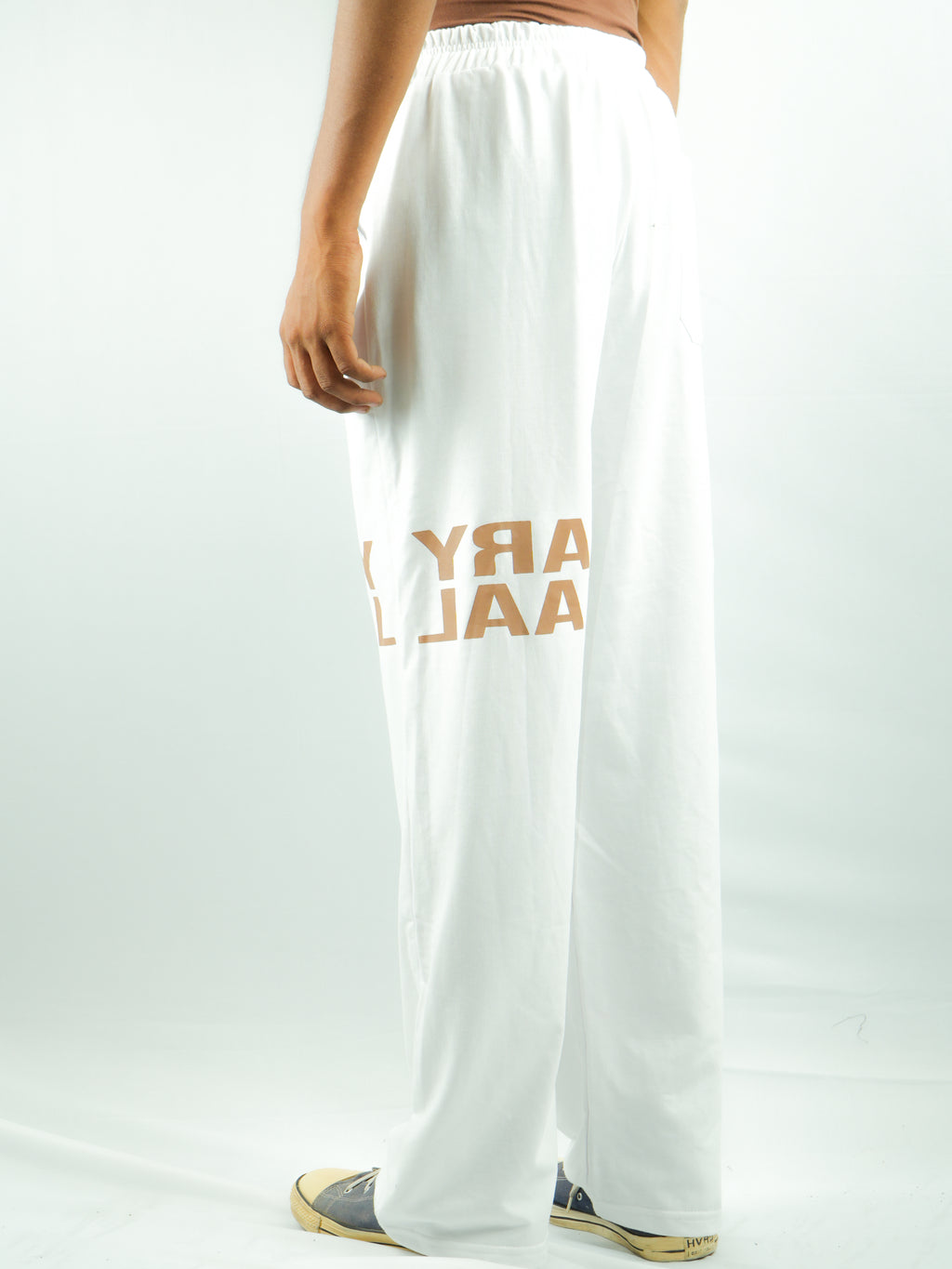 Classic Bellbottom Lower | Comfortable & Non-Fading Fabric (White)